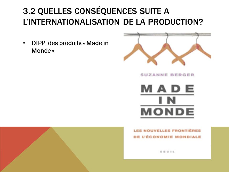 dissertation internationalisation de la production